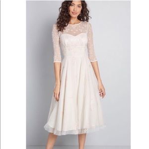 ModCloth Fit Flare Dress